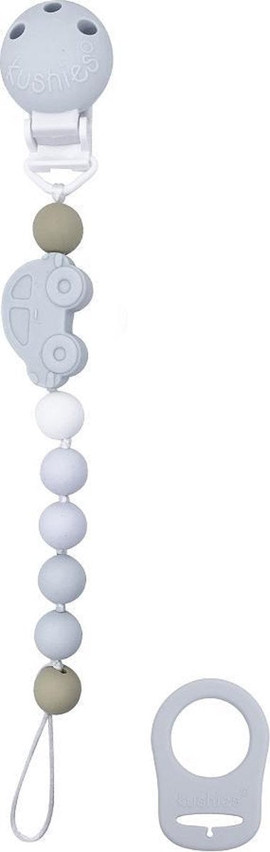 Kushies - Speenkoord - Speenketting - Jongens - Auto - Blauw