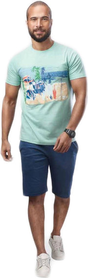 Embrator mannen Huispak / Zomerset / Shortama mint-blauw maat L