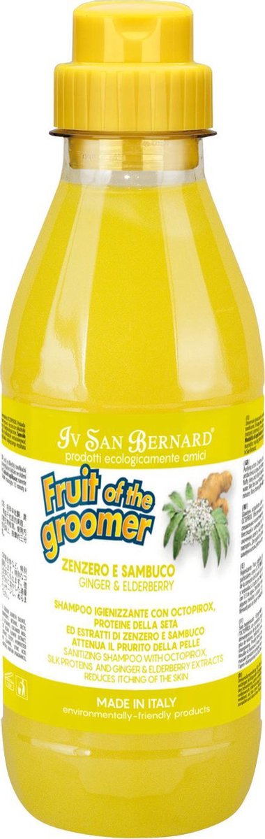 I.s.b. Shampoo Ginger & Elderberry 500 Ml Geel