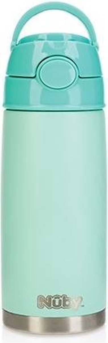 Nuby Pastel Inox Thermosbeker 420ml Mintgroen 3years+