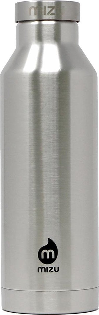 MIZU Thermofles RVS V6 Stainless 560 ml Duurzame Isolerende Drinkfles Zilver RVS