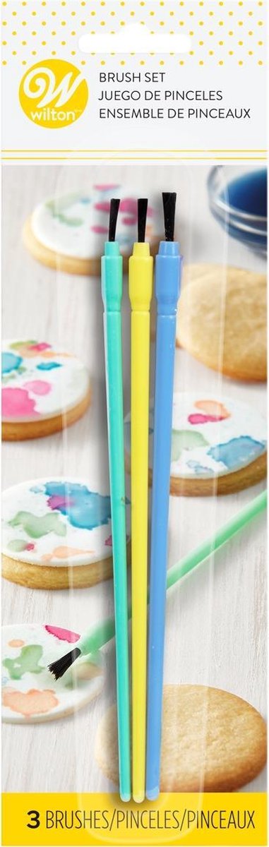 Wilton Decoratiekwasten Set/3