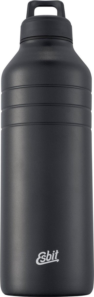 Esbit Majoris drinkfles - rvs - 1380 ml - zwart