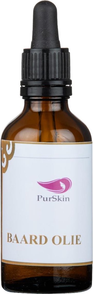 PURSKIN BAARDOLIE LAVENDEL 50ML | Stimuleert Baardgroei |Stimuleert Haargroei | Baardverzorging | Baardolie| 100% Biologisch | 50ML |