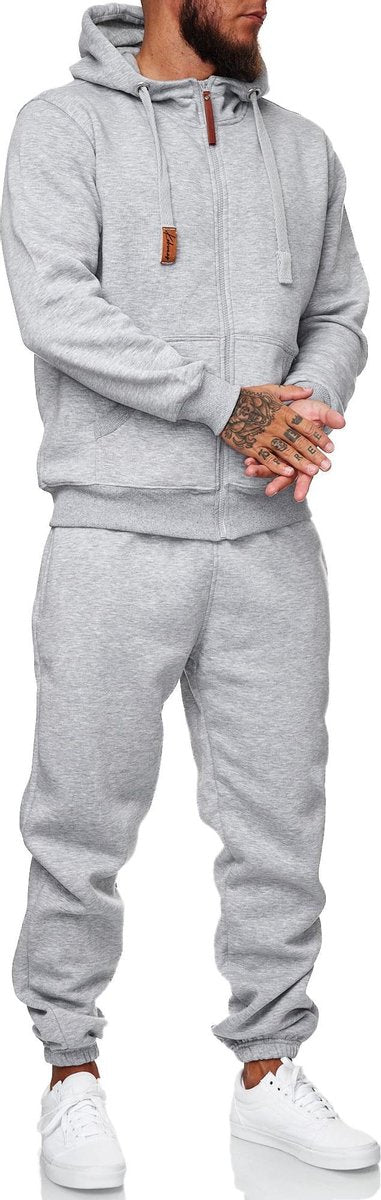 Heren - joggingpak - Grijs - 13112