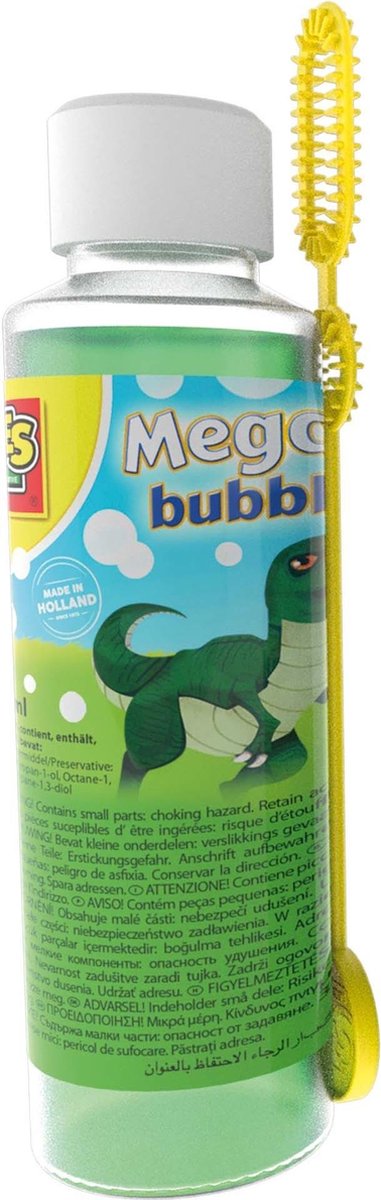 Mega bubbles met dino surprise