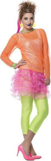 Rok Ruche Neon Pink