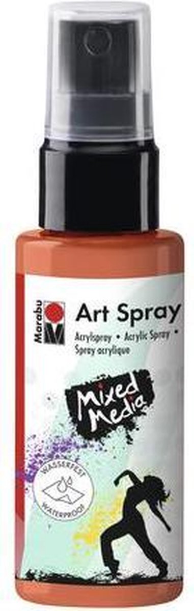 Art Spray 50ML - Oranjerood