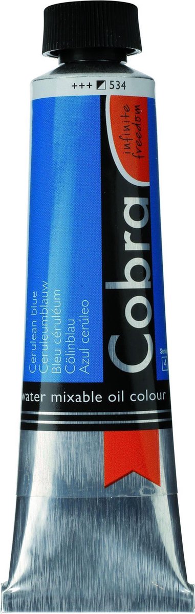 Cobra Artists Olieverf serie 4 Cerulean Blue (534) 40 ml
