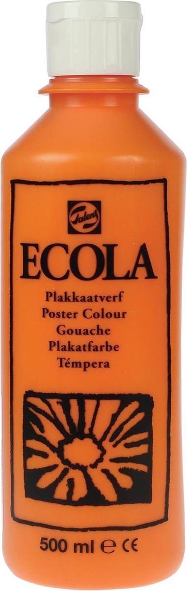 7x Talens Ecola plakkaatverf flacon van 500 ml