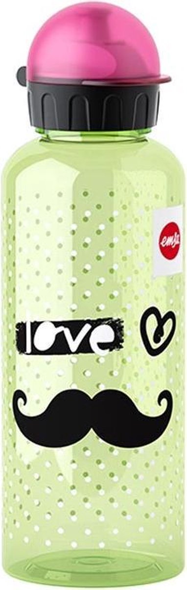 EMSA Mustache 600ml Tritan Zwart