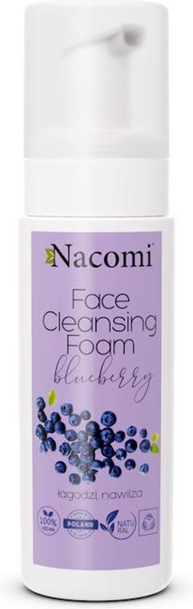 Nacomi Face Cleansing Foam Blueberry 150ml.