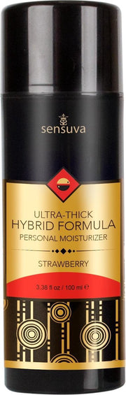 Sensuva - Ultra-Dikke Hybride Glijmiddel Aardbei 100 ml
