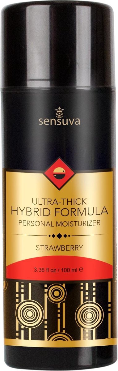 Sensuva - Ultra-Dikke Hybride Glijmiddel Aardbei 100 ml