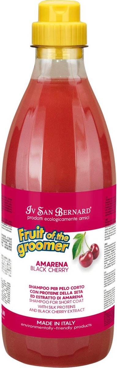 I.s.b. Shampoo Black Cherry Fruit Of The Groomer 1000 Ml Roze