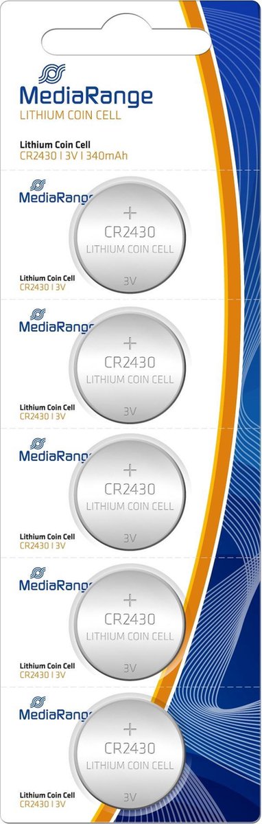 MediaRange MRBAT137 household battery Single-use battery CR2430 Lithium 3 V