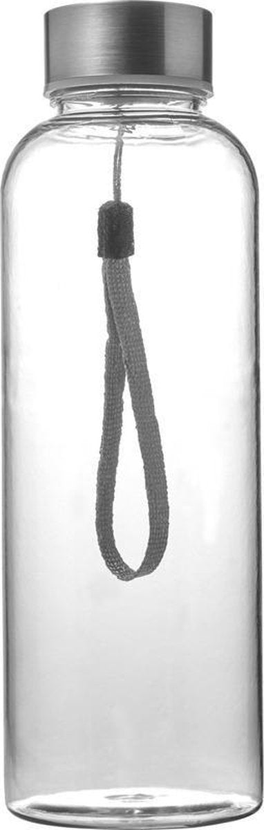 Lekvrije drinkfles/waterfles 500 ml transparant - bpa-vrij - bidon