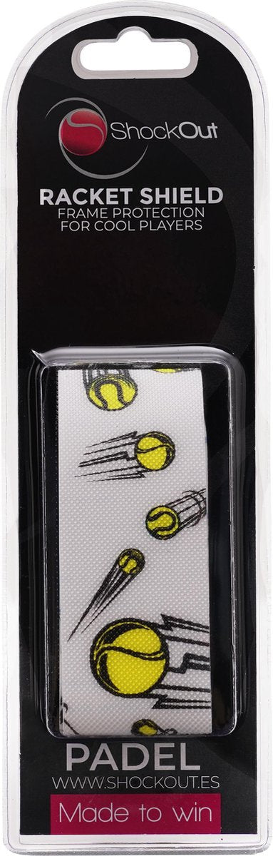 Shockout racket Shield protection tape padel racket Tennisbal
