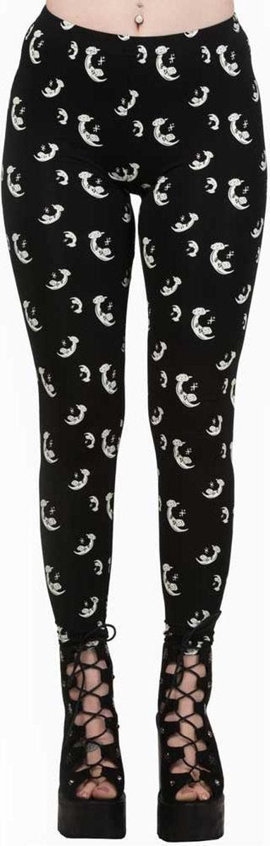 Banned Legging -S- HEAVENLY CREATURES Zwart