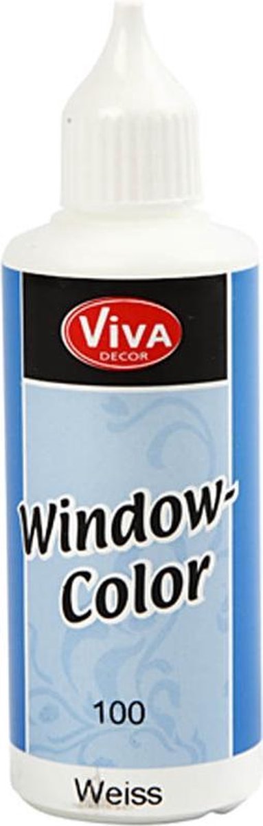 Viva Decor - Window Color - Wit - 80 ml