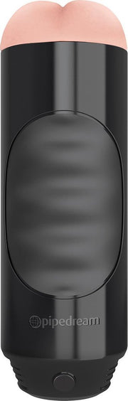 Pipedream Extreme Vibrerende Masturbator Mega Grip Ass (zwart)