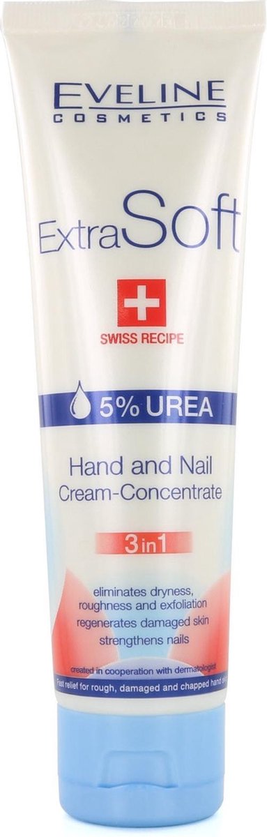 Eveline Cosmetics Extra Soft Hand And Nail Cream-concentrate 3 In 1 - 100ml.