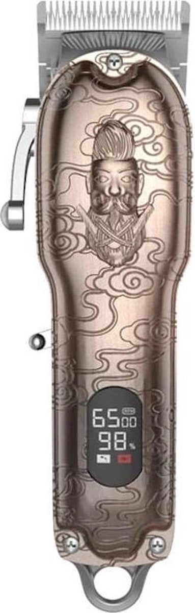 Kemei 3705 Professional – Speciale Editie – Carbon Snijblad – Safety Technologie – Barber Editie