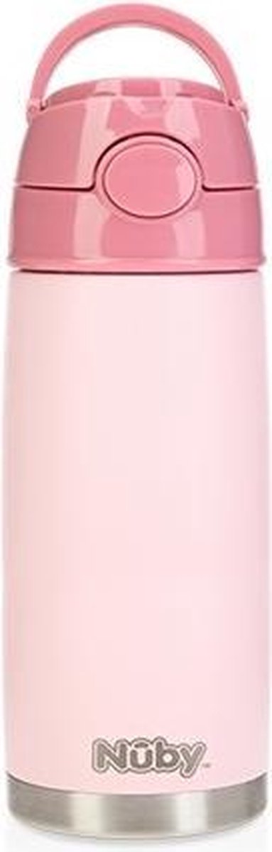 Nuby Pastel Inox Thermosbeker 420ml Roze 3years+