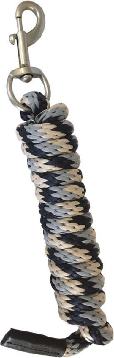 S2g Leidkoord Met Karabijnhaak 200 Cm Nylon Marine/wit/blauw