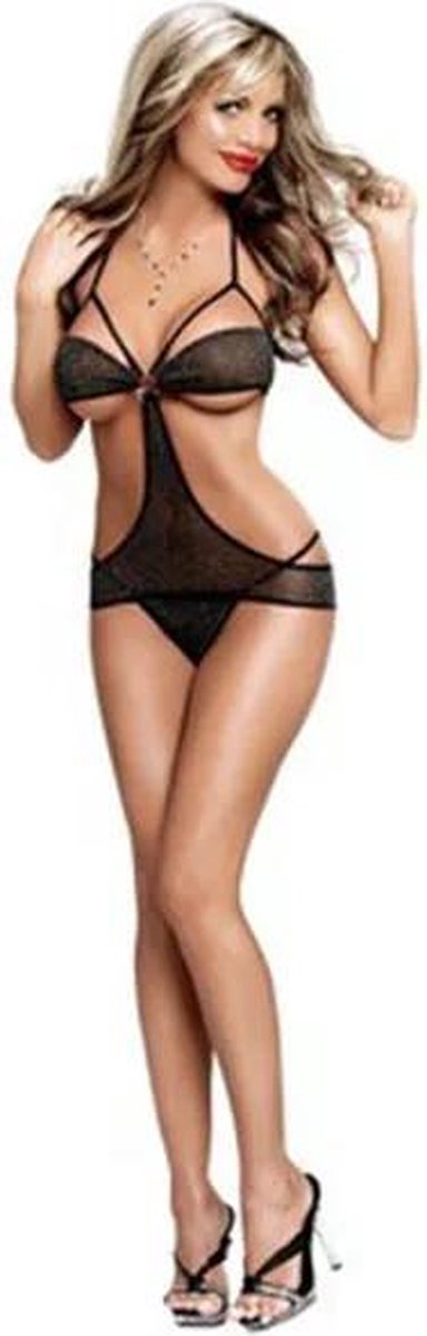 LOUZIR Sexy Kanten Lingerie | Zwart | One Size