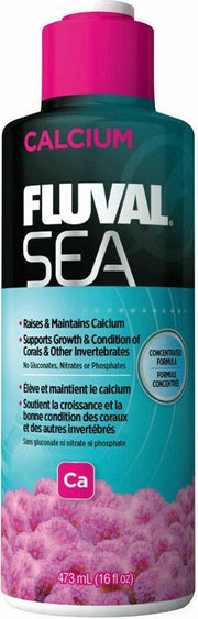 Fluval Sea Calcium Supplement 473 ml Marine Fish Tank Reef Supports Coral Growth