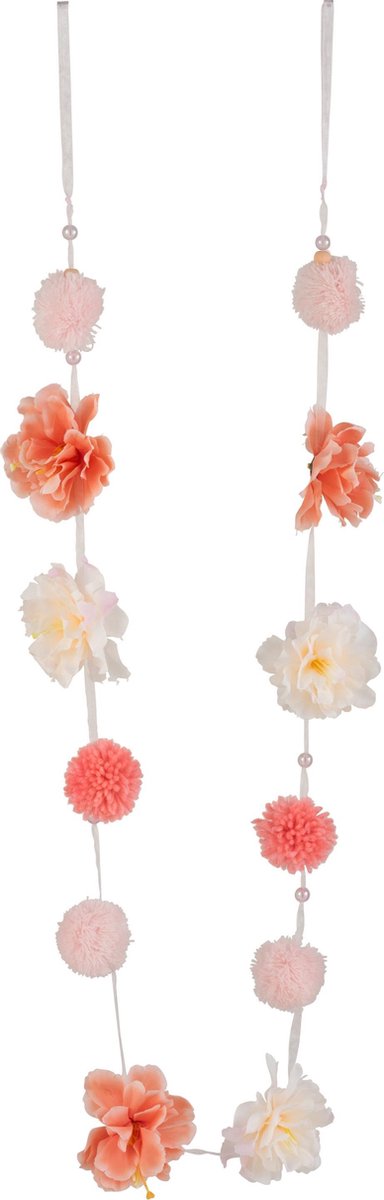 J-Line Slinger Bloem Deco Peche/Zalm