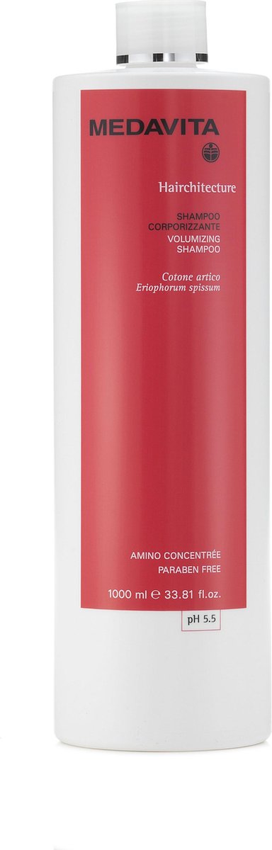 Medavita Hairchitecture Volumizing Shampoo  Fijn Haar 1000ml