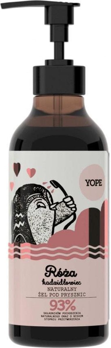 Yope Natural Shower Gel ?el Pod Prysznic Ro?a & Kadzid?owiec 400ml (u)