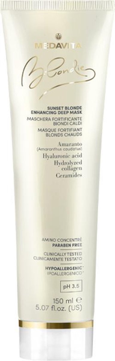 Medavita Masker Blondie Sunset Blonde Enhancing Deep Mask