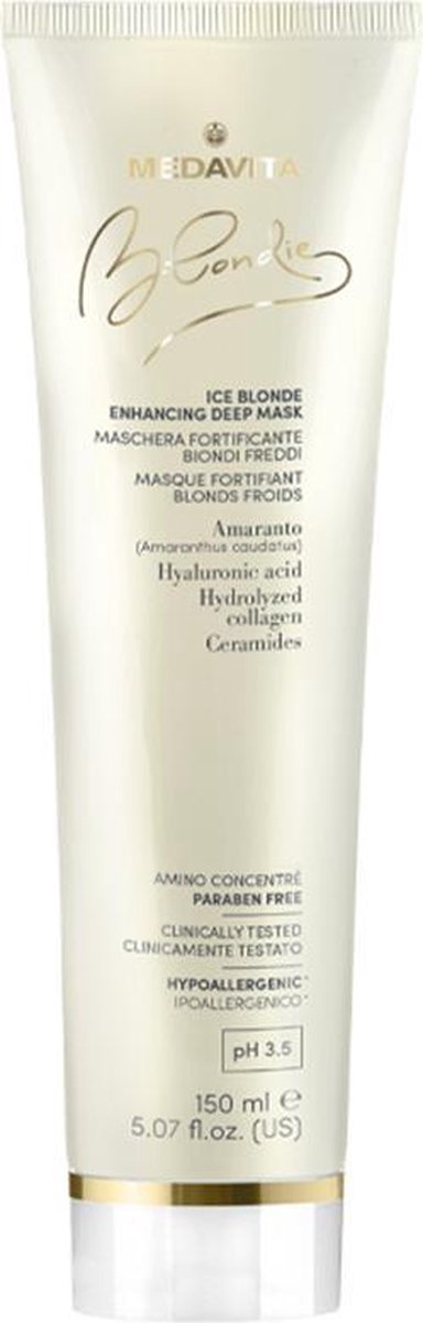 Medavita Masker Blondie Ice Blonde Enhancing Deep Mask