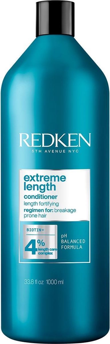 Redken Extreme Length Conditioner voor sterker en langer haar 1L - Conditioner voor ieder haartype