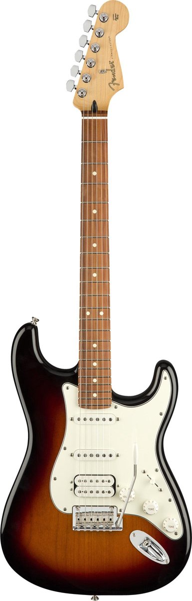 Player Stratocaster HSS PF 3-Color Sunburst