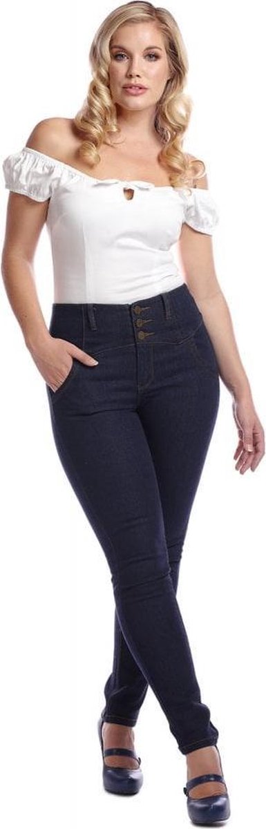 Collectif Mainline Rebel Kate Stretch Denim jeans - XS