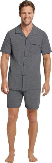 Schiesser - Timeless - Pyjama – 173861 – Night Blue - 52