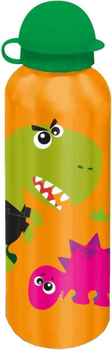 Kids Licensing Drinkfles Dino Junior 500 Ml Aluminium Oranje