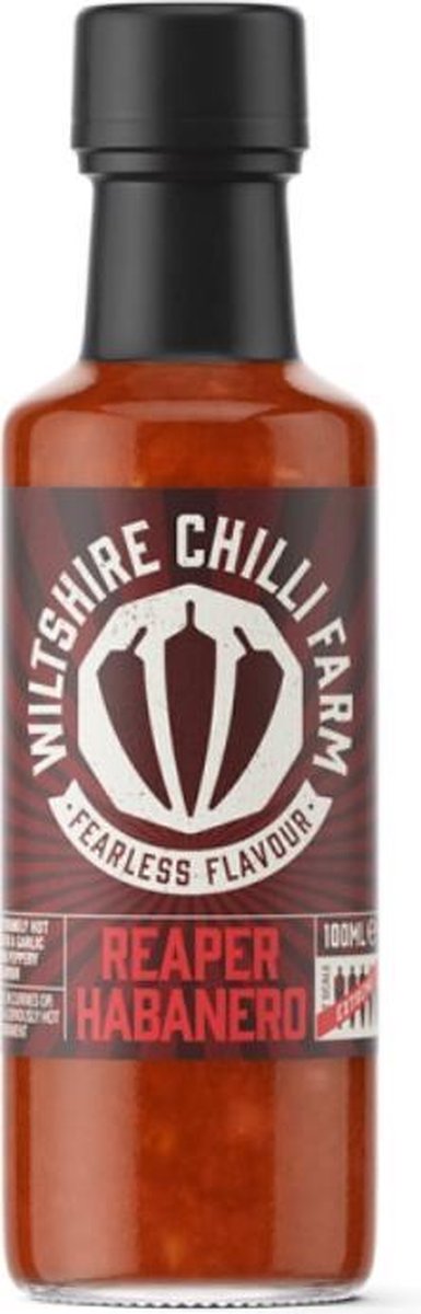 Reaper Habanero (Heat Level 10) - ChilisausBelgium - Wiltshire Chilli Farm