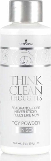 Sensuva - Think Clean Thoughts Anti Bacterial Toy Powder 56 gram