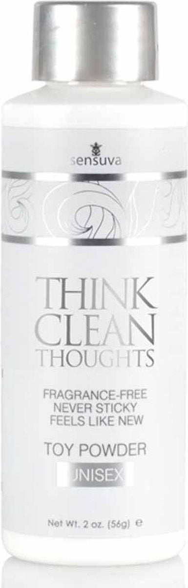 Sensuva - Think Clean Thoughts Anti Bacterial Toy Powder 56 gram