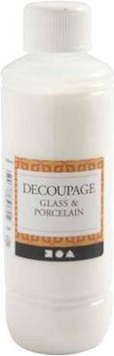 Creotime Decoupage Lijmlak Glas -en Porselein 250 ml