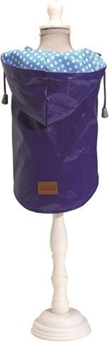 Croci hondenjas regenjas raindrop blauw - 25 cm - 1 stuks