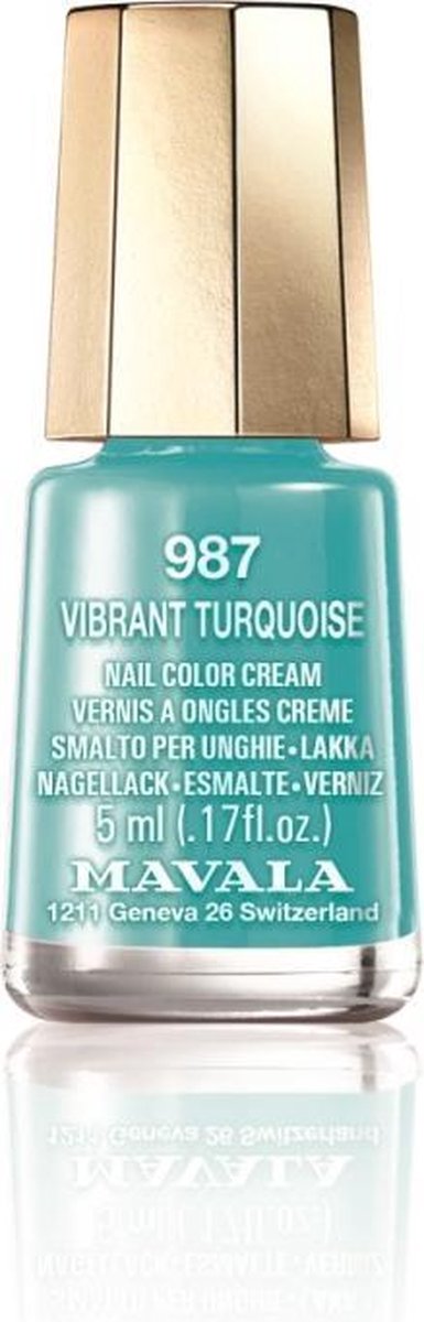 Mavala - 987 Vibrant Turquoise - Nagellak