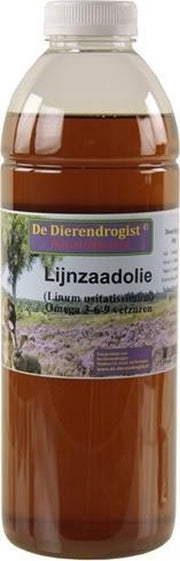 Dierendrogist lijnzaadolie - 1000 ml - 1 stuks