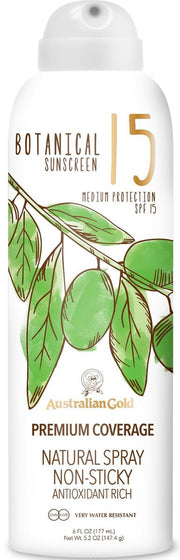 Australian Gold SPF 15 Botanical Continuous make-up spray Zonnebrand - 177 ml