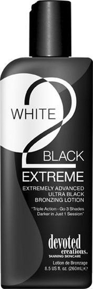 Devoted Creations White 2 Black Extreme Zonnebankcrème - 250 ml